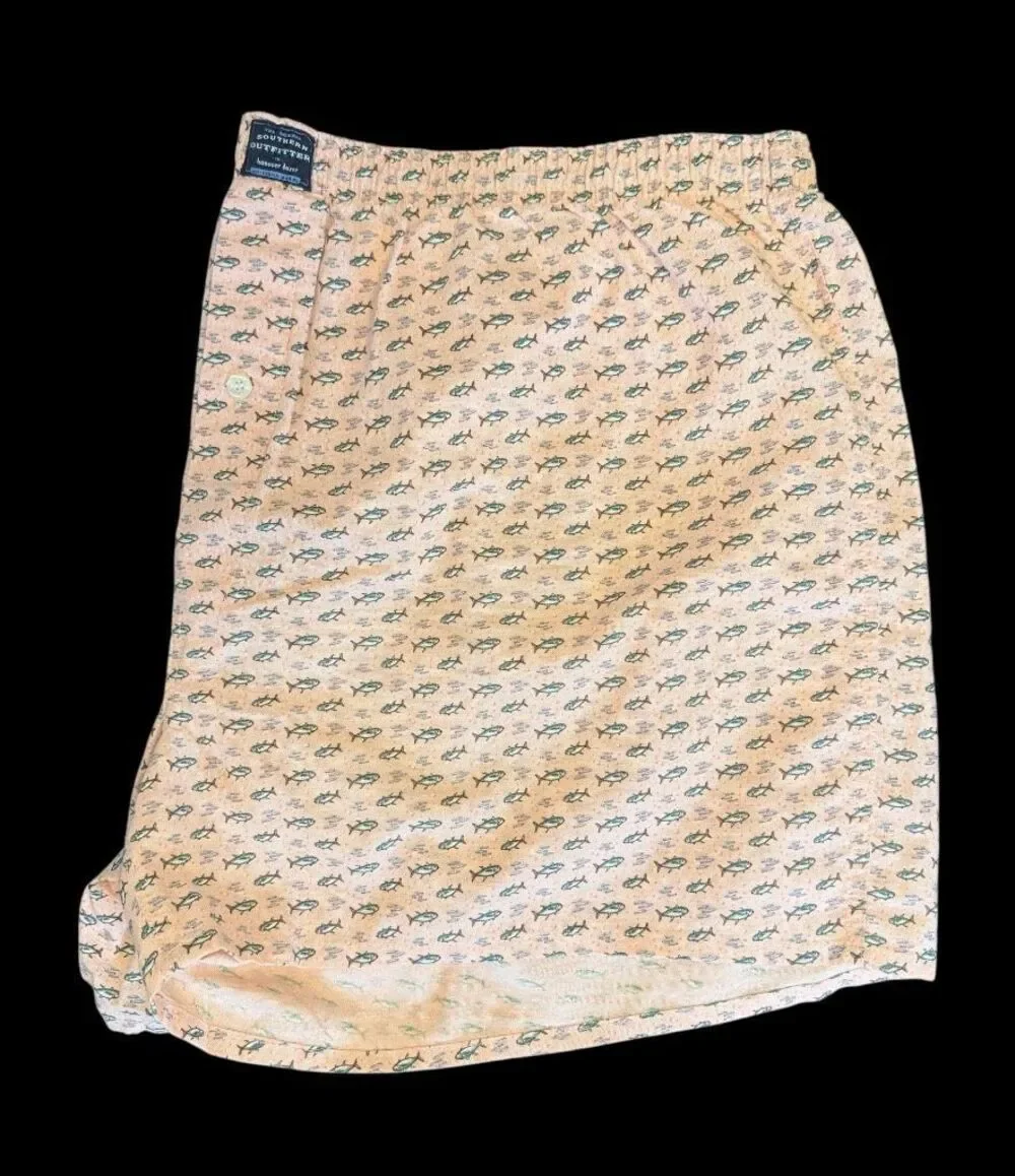 Southern Marsh Men’s Tuna Hanover Boxer Shorts Sz. 2X  Preppy Comfortable